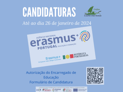 Candidaturas Erasmus+/Alunos