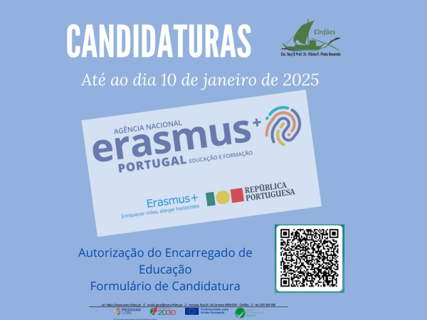 Candidaturas Erasmus+/Alunos