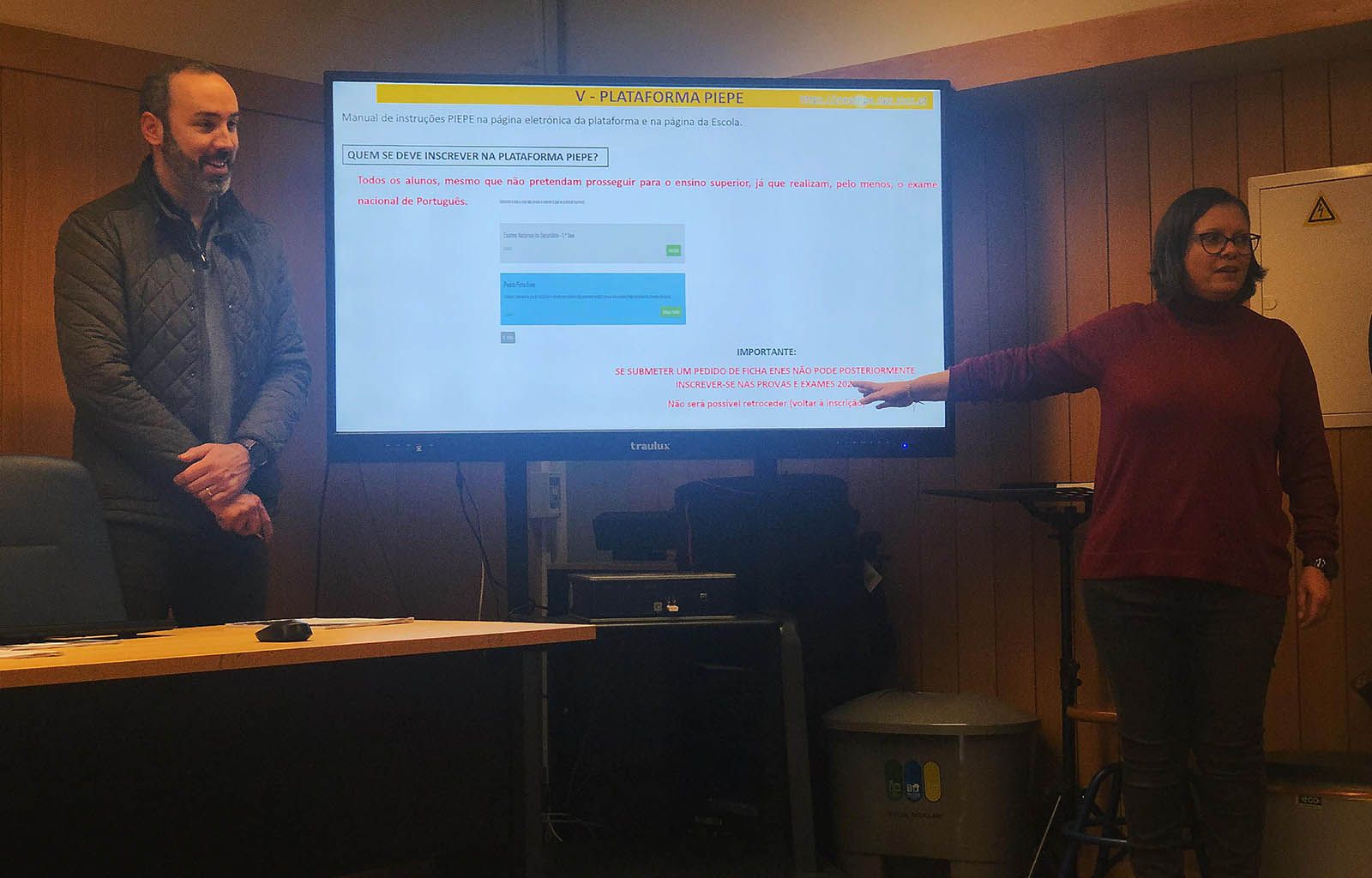 Sessões de esclarecimento - Inscrição para realização de exames nacionais | Plataforma PIEPE
