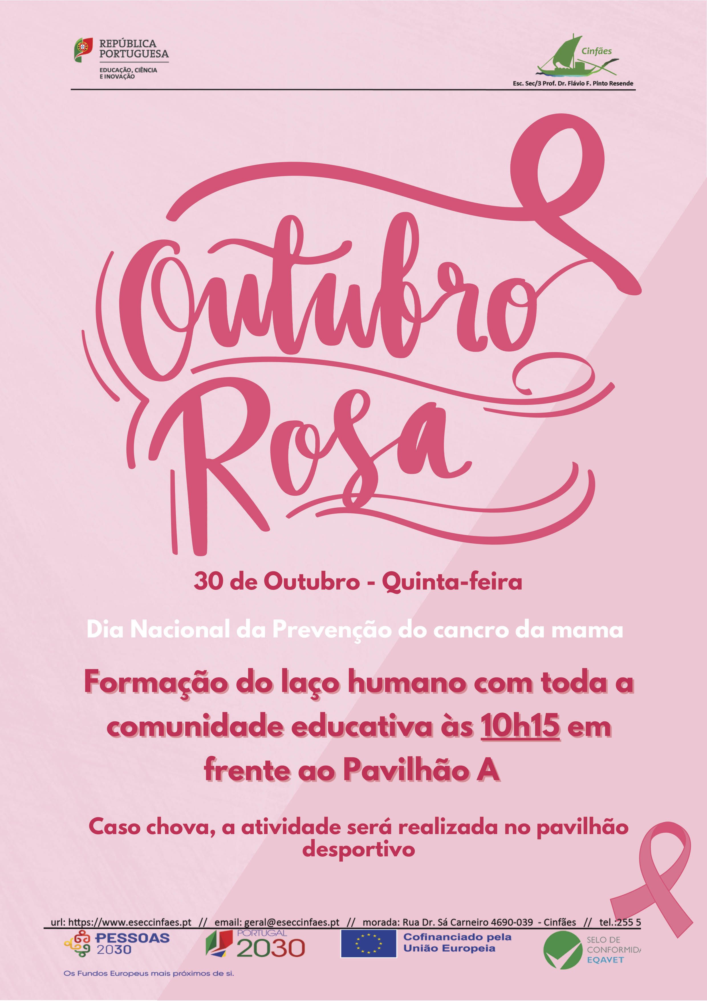 Outubro Rosa: Mais vale prevenir do que ter que curar!