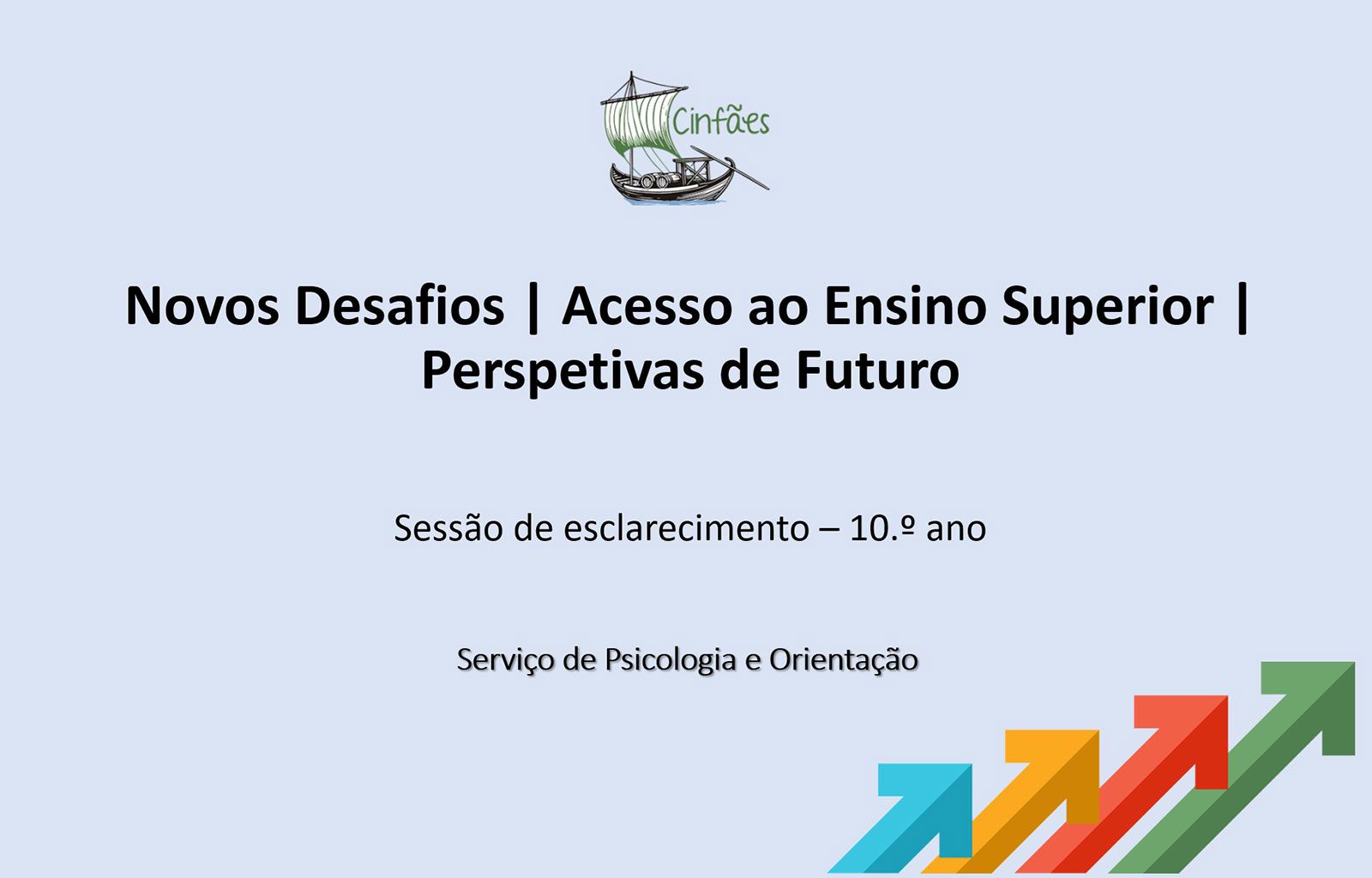 Sessões de esclarecimento às turmas do 10.º ano de escolaridade